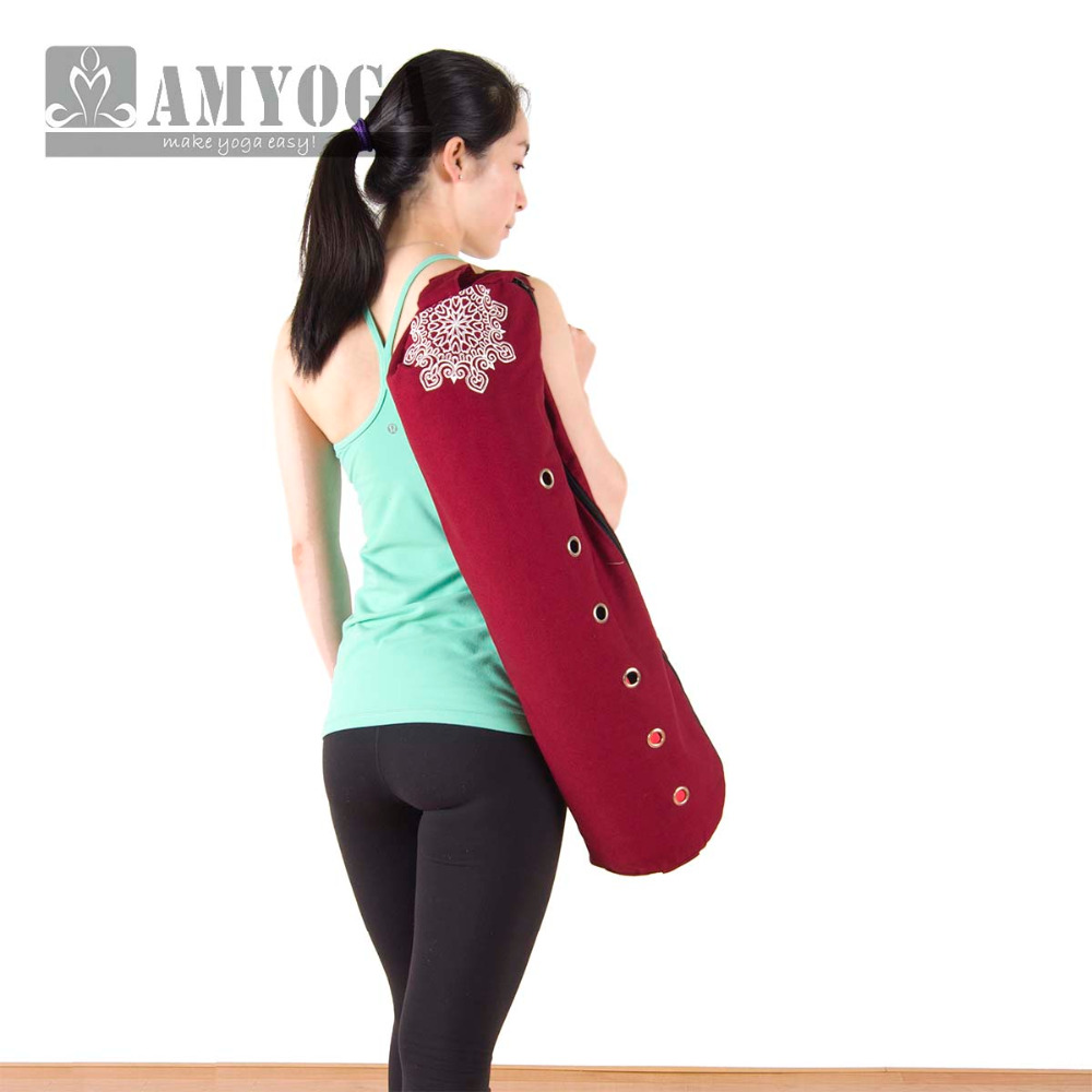 Yoga Of Fitness - Canvas Yogamattentasche Einzel-Schultertasche Fitness-Sportrucksack Yogatasche für