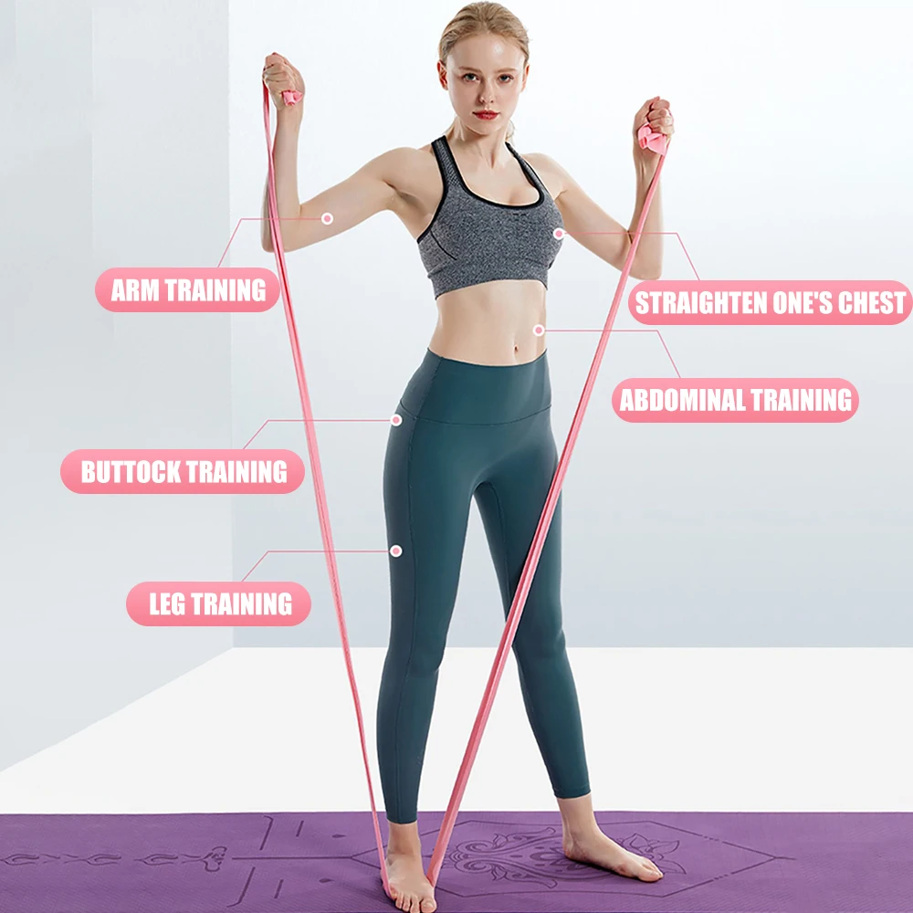 Länge 200 cm Yoga Pilates Dehn – Yoga Fitness Resistance Band Bewertung und Preis