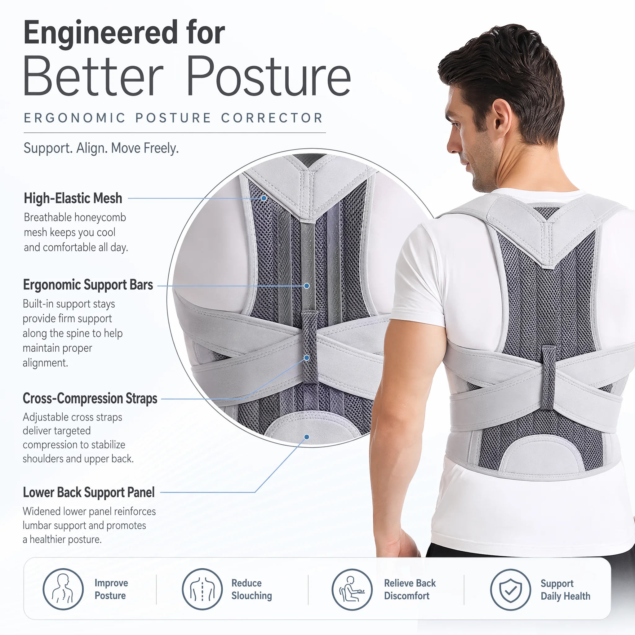 Neues Design Buckelkorrektur-G – Posture Corrector Back Bewertung und Preis